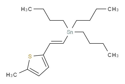 (E)-tributyl(2-(5-methylthiophen-2-yl)vinyl)stannane