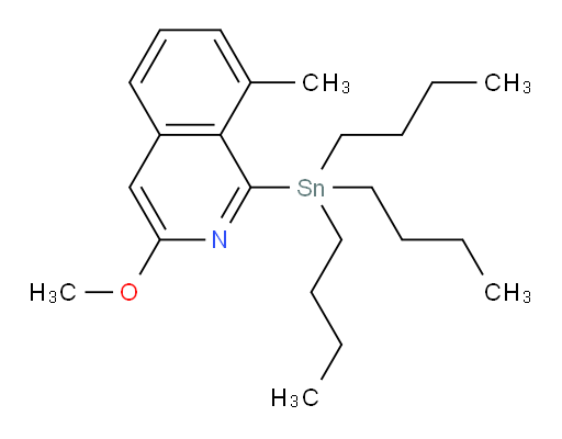 3-methoxy-8-methyl-1-(tributylstannyl)isoquinoline