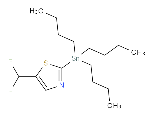 5-(difluoromethyl)-2-(tributylstannyl)thiazole