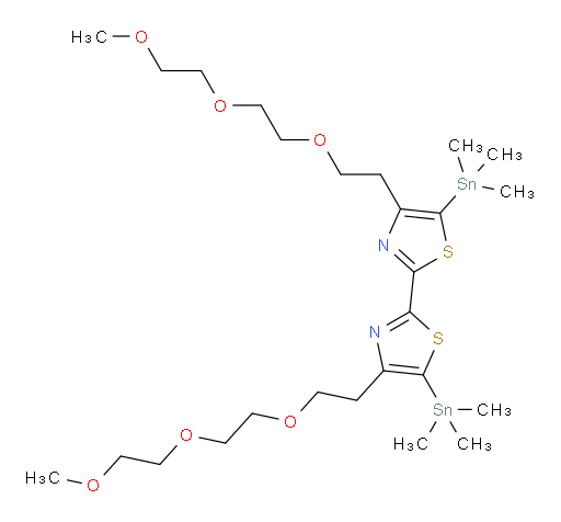 4,4'-bis(2-(2-(2-methoxyethoxy)ethoxy)ethyl)-5,5'-bis(trimethylstannyl)-2,2'-bithiazole