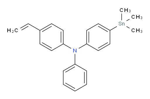 N-phenyl-4-(trimethylstannyl)-N-(4-vinylphenyl)aniline