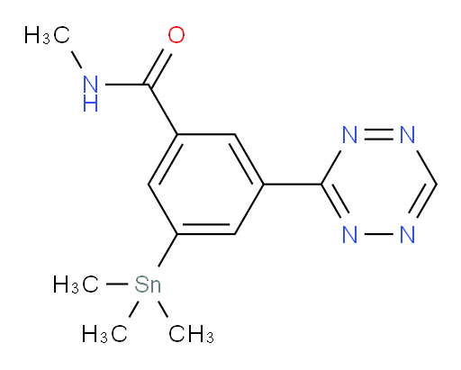 N-methyl-3-(1,2,4,5-tetrazin-3-yl)-5-(trimethylstannyl)benzamide