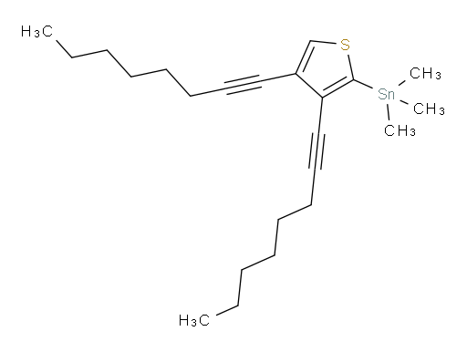 (3,4-di(oct-1-yn-1-yl)thiophen-2-yl)trimethylstannane