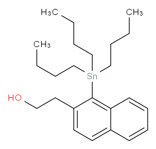 2-(1-(tributylstannyl)naphthalen-2-yl)ethanol