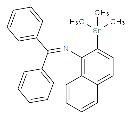 N-(diphenylmethylene)-2-(trimethylstannyl)naphthalen-1-amine