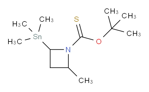 O-tert-butyl 2-methyl-4-(trimethylstannyl)azetidine-1-carbothioate