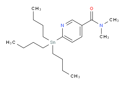 N,N-dimethyl-6-(tributylstannyl)nicotinamide