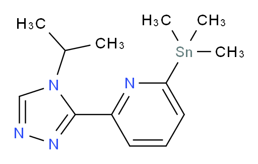 2-(4-isopropyl-4H-1,2,4-triazol-3-yl)-6-(trimethylstannyl)pyridine