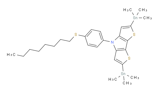 4-(4-(octylthio)phenyl)-2,6-bis(trimethylstannyl)-4H-dithieno[3,2-b:2',3'-d]pyrrole