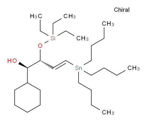 (1R,2R,E)-1-cyclohexyl-4-(tributylstannyl)-2-((triethylsilyl)oxy)but-3-en-1-ol