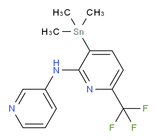N-(pyridin-3-yl)-6-(trifluoromethyl)-3-(trimethylstannyl)pyridin-2-amine