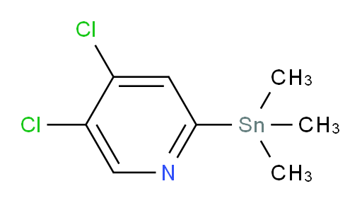 4,5-dichloro-2-(trimethylstannyl)pyridine