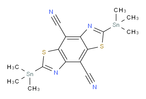 2,6-bis(trimethylstannyl)benzo[1,2-d:4,5-d']bis(thiazole)-4,8-dicarbonitrile