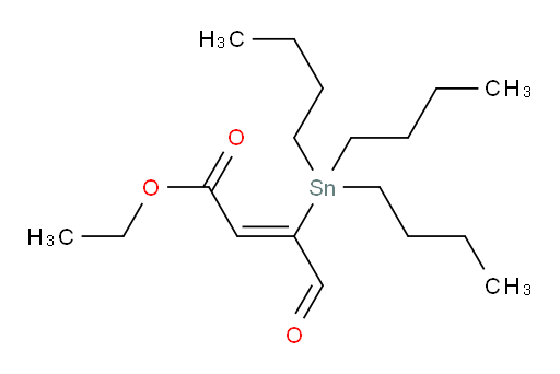 (Z)-ethyl 4-oxo-3-(tributylstannyl)but-2-enoate