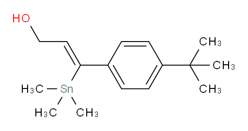 (Z)-3-(4-(tert-butyl)phenyl)-3-(trimethylstannyl)prop-2-en-1-ol