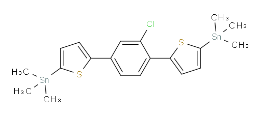 (5,5'-(2-chloro-1,4-phenylene)bis(thiophene-5,2-diyl))bis(trimethylstannane)