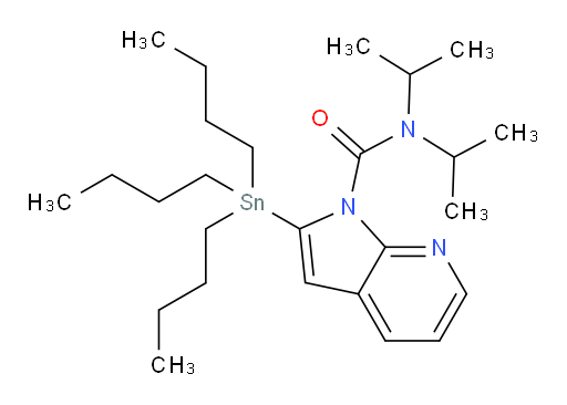 N,N-diisopropyl-2-(tributylstannyl)-1H-pyrrolo[2,3-b]pyridine-1-carboxamide