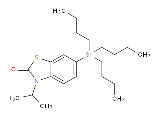 3-isopropyl-6-(tributylstannyl)benzo[d]thiazol-2(3H)-one