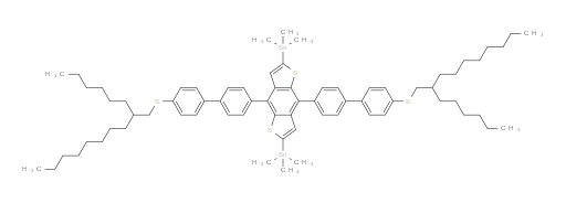 (4,8-bis(4'-((2-hexyldecyl)thio)-[1,1'-biphenyl]-4-yl)benzo[1,2-b:4,5-b']dithiophene-2,6-diyl)bis(trimethylstannane)