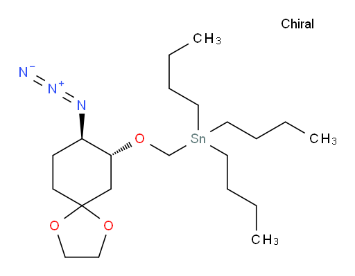 ((((7R,8R)-8-azido-1,4-dioxaspiro[4.5]decan-7-yl)oxy)methyl)tributylstannane