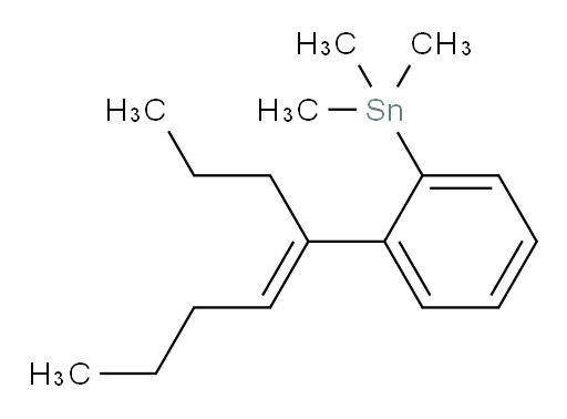 (E)-trimethyl(2-(oct-4-en-4-yl)phenyl)stannane