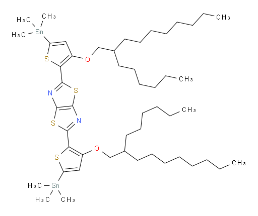 2,5-bis(3-((2-hexyldecyl)oxy)-5-(trimethylstannyl)thiophen-2-yl)thiazolo[5,4-d]thiazole