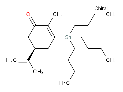 (S)-2-methyl-5-(prop-1-en-2-yl)-3-(tributylstannyl)cyclohex-2-enone