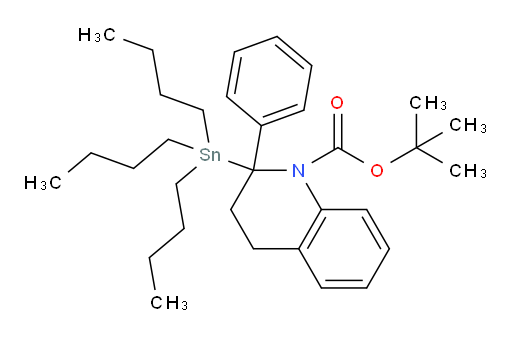 tert-butyl 2-phenyl-2-(tributylstannyl)-3,4-dihydroquinoline-1(2H)-carboxylate