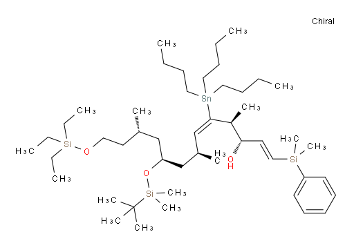 (1E,3S,4S,5E,7S,9S,11S)-9-((tert-butyldimethylsilyl)oxy)-1-(dimethyl(phenyl)silyl)-4,7,11-trimethyl-5-(tributylstannyl)-13-((triethylsilyl)oxy)trideca-1,5-dien-3-ol