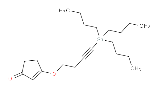 3-((4-(tributylstannyl)but-3-yn-1-yl)oxy)cyclopent-2-enone