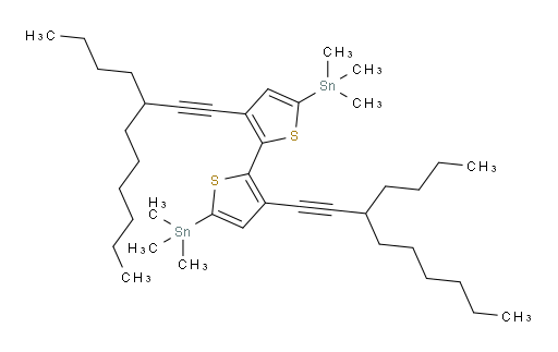 (3,3'-bis(3-butylnon-1-yn-1-yl)-[2,2'-bithiophene]-5,5'-diyl)bis(trimethylstannane)