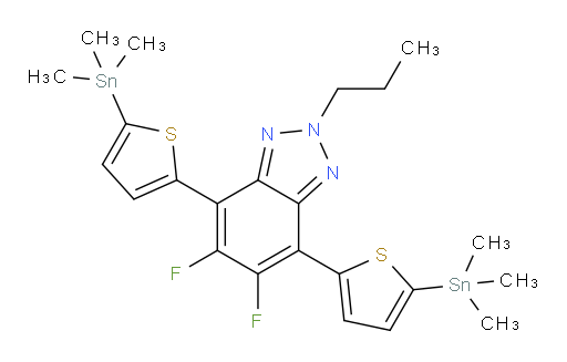 5,6-difluoro-2-propyl-4,7-bis(5-(trimethylstannyl)thiophen-2-yl)-2H-benzo[d][1,2,3]triazole