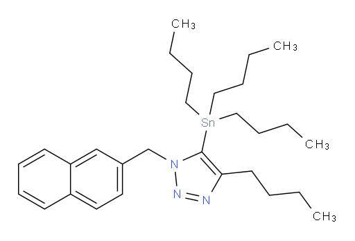 4-butyl-1-(naphthalen-2-ylmethyl)-5-(tributylstannyl)-1H-1,2,3-triazole