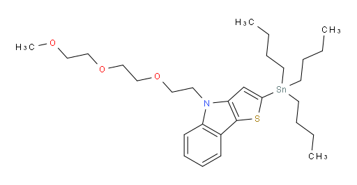 4-(2-(2-(2-methoxyethoxy)ethoxy)ethyl)-2-(tributylstannyl)-4H-thieno[3,2-b]indole