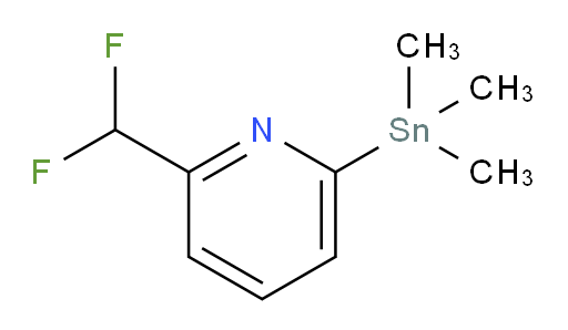 2-(difluoromethyl)-6-(trimethylstannyl)pyridine