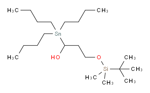 3-((tert-butyldimethylsilyl)oxy)-1-(tributylstannyl)propan-1-ol