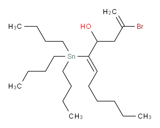 (Z)-2-bromo-5-(tributylstannyl)undeca-1,5-dien-4-ol
