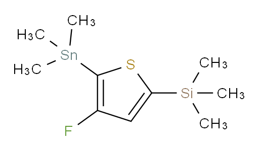 (4-fluoro-5-(trimethylstannyl)thiophen-2-yl)trimethylsilane