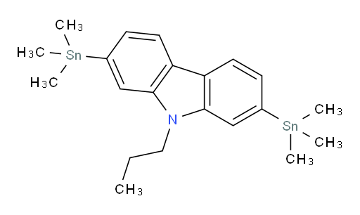 9-propyl-2,7-bis(trimethylstannyl)-9H-carbazole