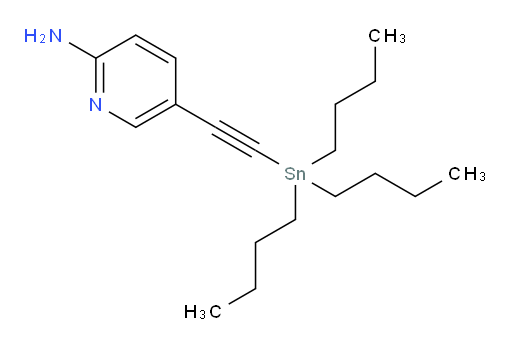 5-((tributylstannyl)ethynyl)pyridin-2-amine