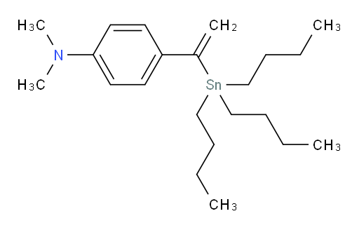 N,N-dimethyl-4-(1-(tributylstannyl)vinyl)aniline