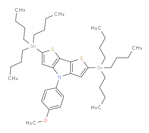4-(4-methoxyphenyl)-2,6-bis(tributylstannyl)-4H-dithieno[3,2-b:2',3'-d]pyrrole