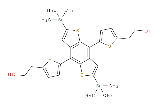 2,2'-(5,5'-(2,6-bis(trimethylstannyl)benzo[1,2-b:4,5-b']dithiophene-4,8-diyl)bis(thiophene-5,2-diyl))diethanol