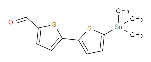 5'-(trimethylstannyl)-[2,2'-bithiophene]-5-carbaldehyde