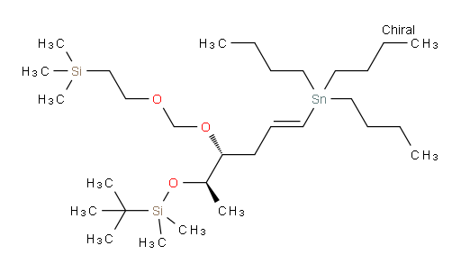 (8R,9R)-2,2,9,11,11,12,12-heptamethyl-8-((E)-3-(tributylstannyl)allyl)-5,7,10-trioxa-2,11-disilatridecane