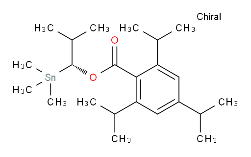 (R)-2-methyl-1-(trimethylstannyl)propyl 2,4,6-triisopropylbenzoate