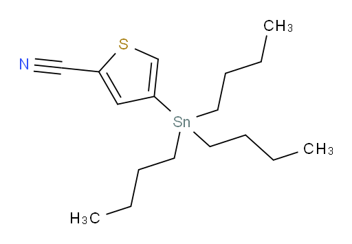 4-(tributylstannyl)thiophene-2-carbonitrile