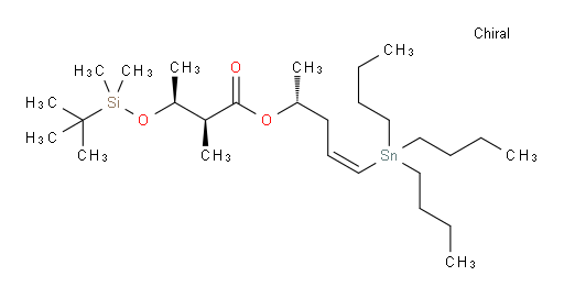 (2S,3S)-(R,Z)-5-(tributylstannyl)pent-4-en-2-yl 3-((tert-butyldimethylsilyl)oxy)-2-methylbutanoate
