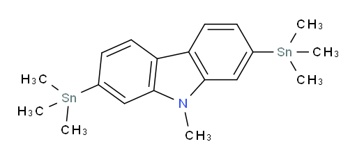 9-methyl-2,7-bis(trimethylstannyl)-9H-carbazole