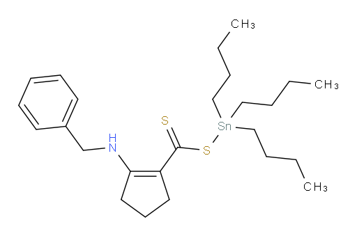tributylstannyl 2-(benzylamino)cyclopent-1-enecarbodithioate